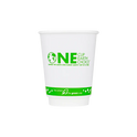 90mm 12oz Eco-Friendly Insulated Paper Hot Cup