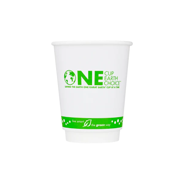 90mm 12oz Eco-Friendly Insulated Paper Hot Cup