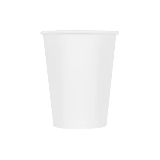 90mm 12oz Eco-Friendly Paper Hot Cup, White