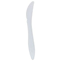 PP Plastic Medium Weight Knives, White