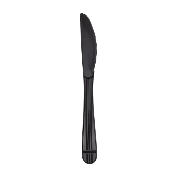 PP Plastic Premium Extra Heavy Weight Knives, Black