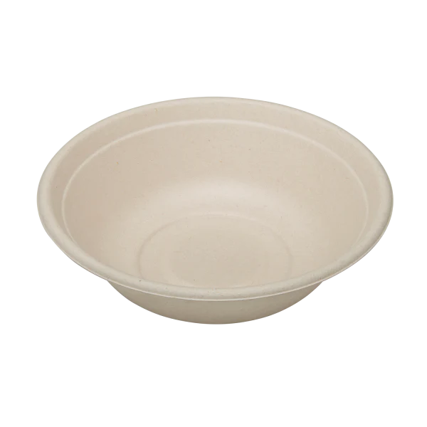 32oz PFAS Free Bagasses Round Bowl