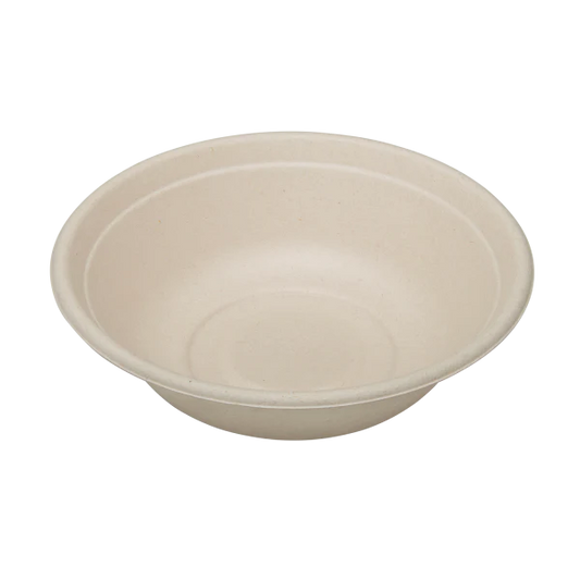 32oz PFAS Free Bagasses Round Bowl