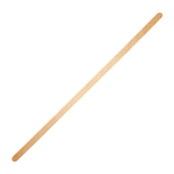 7.5" Wooden Coffee Stirrer, Unwrapped