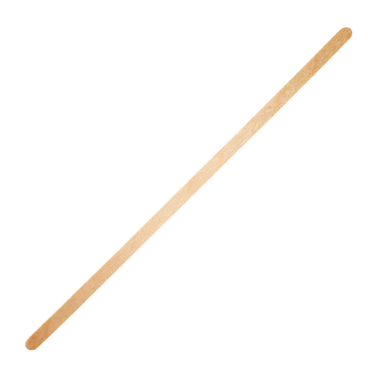 7.5" Wooden Coffee Stirrer, Unwrapped