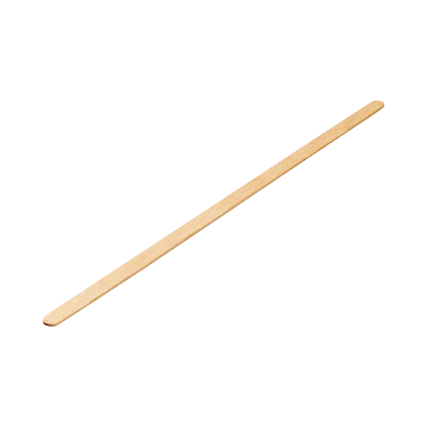 7.5" Wooden Coffee Stirrer, Unwrapped