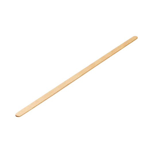 7.5" Wooden Coffee Stirrer, Unwrapped