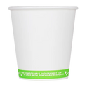 90mm 10oz Eco-Friendly Paper Hot Cups, Generic Print