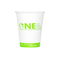 90mm 12oz Eco-Friendly Paper Hot Cup, Generic Print