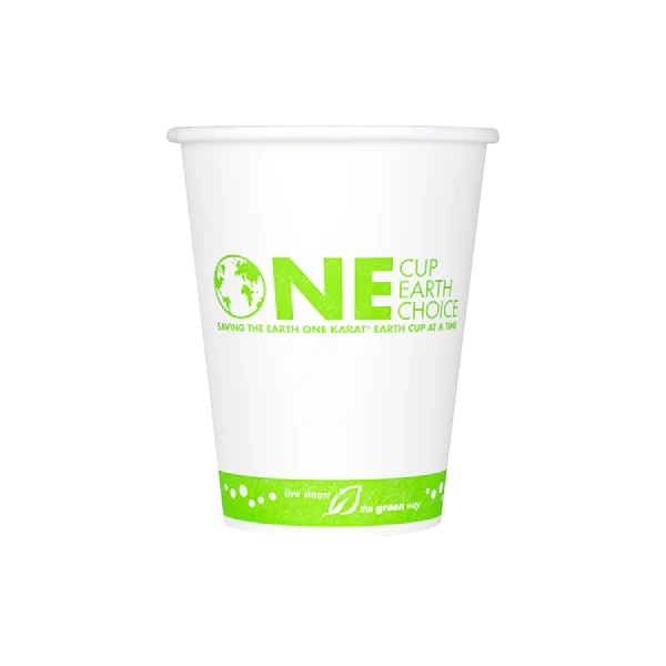 90mm 12oz Eco-Friendly Paper Hot Cup, Generic Print