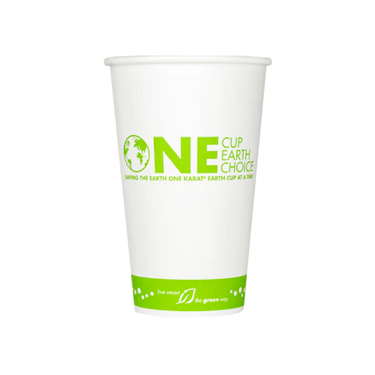 90mm 16oz Eco-Friendly Paper Hot Cup, Generic Print