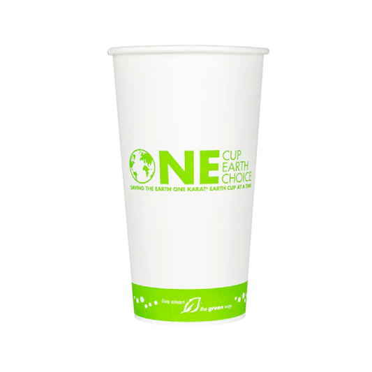 90mm 20oz Eco-Friendly Paper Hot Cups, Generic Print