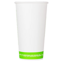 90mm 20oz Eco-Friendly Paper Hot Cups, Generic Print