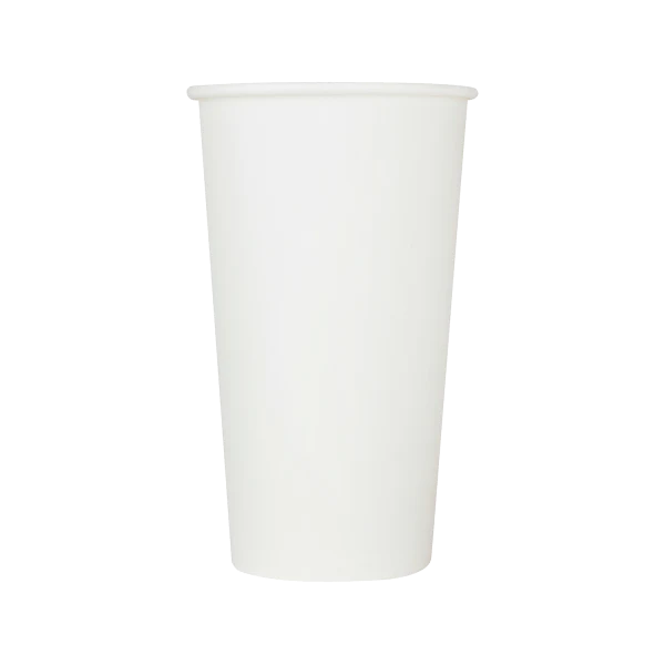 90mm 20oz Eco-Friendly Paper Hot Cup, White