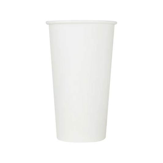 90mm 20oz Eco-Friendly Paper Hot Cup, White