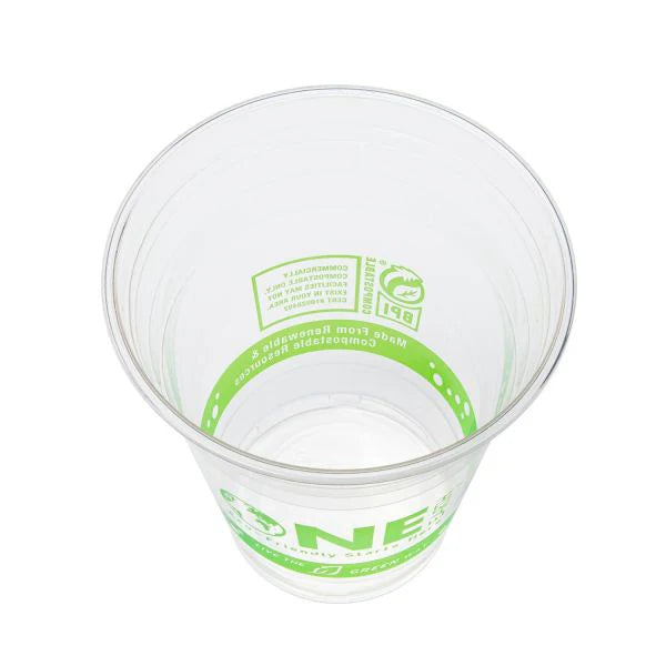 98mm 12oz PLA Eco-Friendly Cup, Generic Print