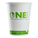 90mm 12oz Eco-Friendly Paper Cold Cups, Generic Print