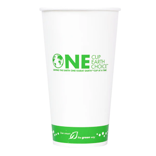 104.5mm 32oz Eco-Friendly Paper Cold Cups, Generic Print