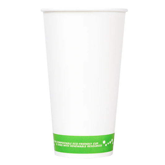 104.5mm 32oz Eco-Friendly Paper Cold Cups, Generic Print