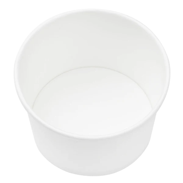 4oz Eco-Friendly paper Food Containers (75.3mm), White