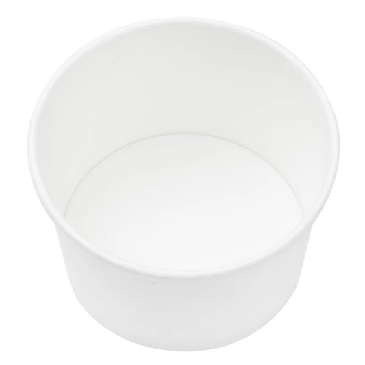 4oz Eco-Friendly paper Food Containers (75.3mm), White