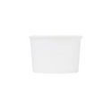 8oz Eco-Friendly Paper Food Containers (90.8mm), White