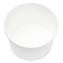 8oz Eco-Friendly Paper Food Containers (90.8mm), White