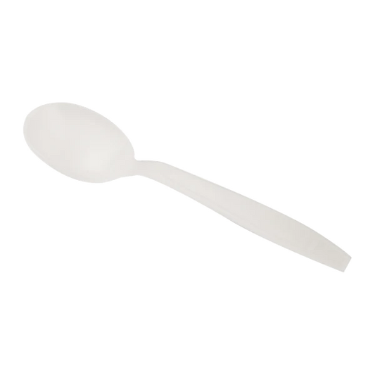 Heavy Weight Bio-Based Soup Spoons, Natural