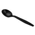 Heavy Weight Bio-Based Soup Spoons, Black