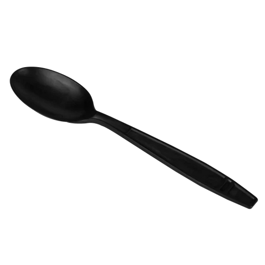 Heavy Weight Bio-Based Tea Spoons, Black