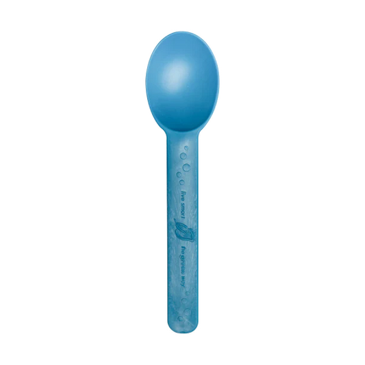 Heavy Weight Bio-Based Spoons, Teal Blue