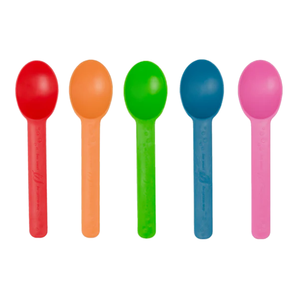 Heavy Weight Bio-Based Spoons, Rainbow