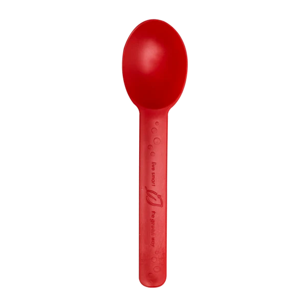 Heavy Weight Bio-Based Spoons, Red