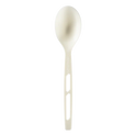 Heavy Weight CPLA Compostable Tea Spoon Wrapped, White