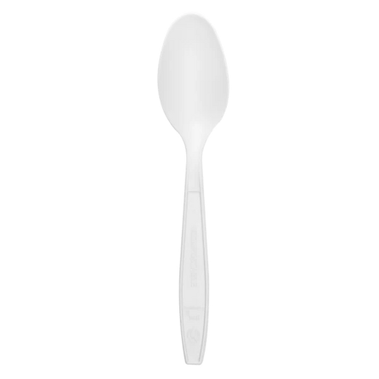 PLA Heavy Weight Compostable Spoons, Natural