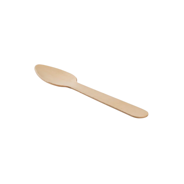 Wooden Compostable Heavy Weight Tasting Spoon