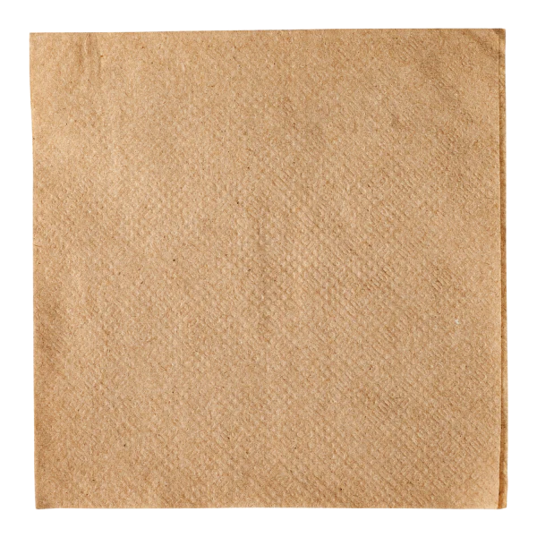 9"x9" Beverage Napkins, Kraft