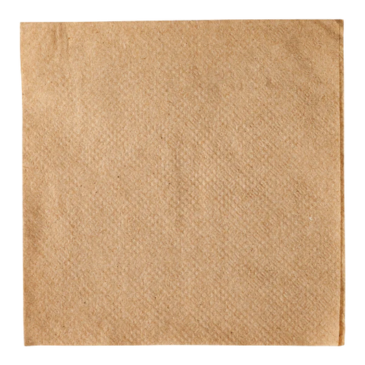 9"x9" Beverage Napkins, Kraft