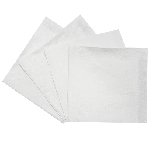 9"x9" Beverage Napkins, White