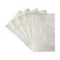 15"x17" 1 Ply Dinner Napkins, White