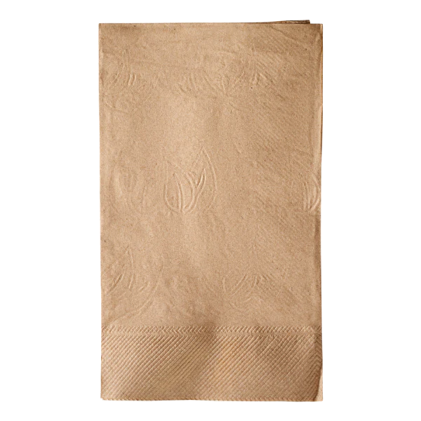 15"x17" 2 Ply Dinner Napkins, Kraft