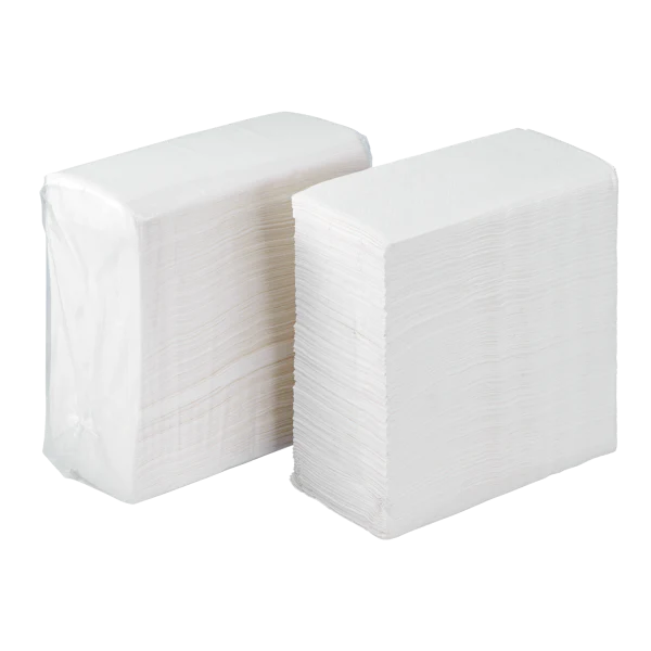 13.5"x7" Tall Fold Dispenser Napkins, White