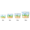 4oz Food Containers (76mm), Safari Print