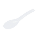 Med-Heavy Weight Asian Soup Spoon, White