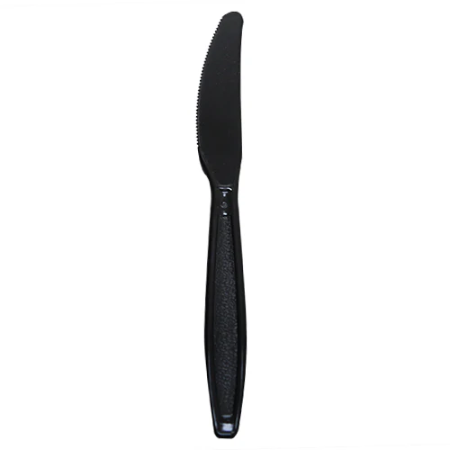 PS Plastic Extra Heavy Weight Knives, Black