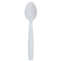 PS Plastic Extra Heavy Weight Tea Spoons, White