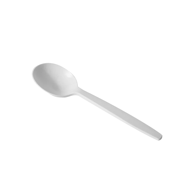 PP Plastic Premium Extra Heavy Soup Spoon, White