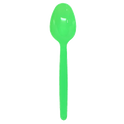 PS Plastic Heavy Weight Tea Spoons, Green