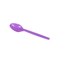 PS Plastic Heavy Weight Tea Spoons, Purple