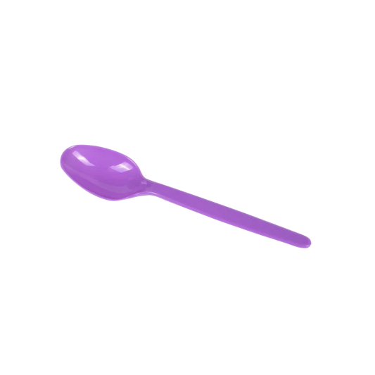 PS Plastic Heavy Weight Tea Spoons, Purple